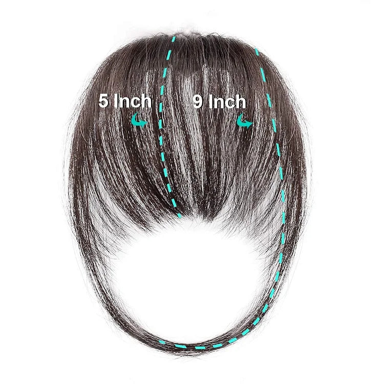 Clip-in bangs for an instantly transformed look