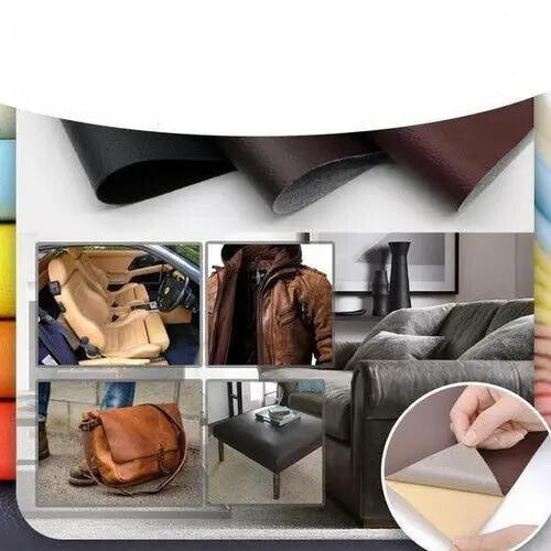 Zelfklevende patches - Leer reparatieset
