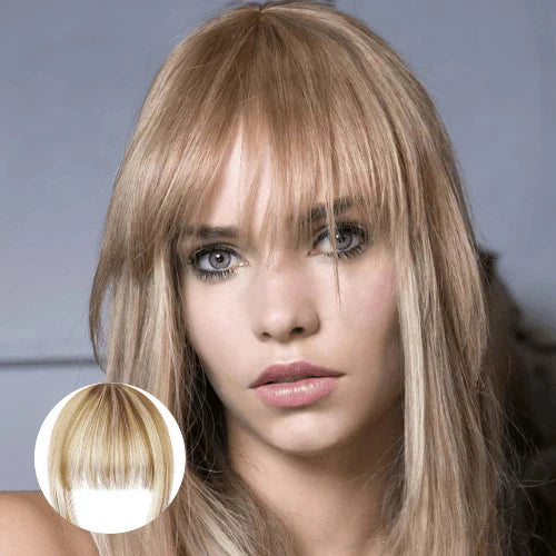 Clip-in bangs for an instantly transformed look