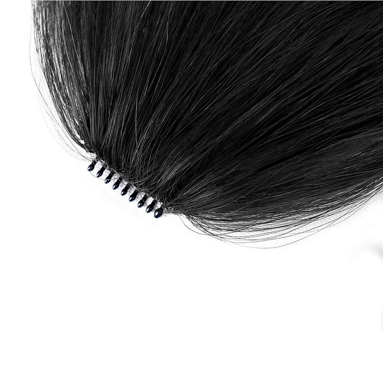 Clip-in bangs for an instantly transformed look