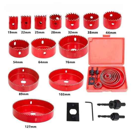 Kit de cloches pour perceuse (x13)