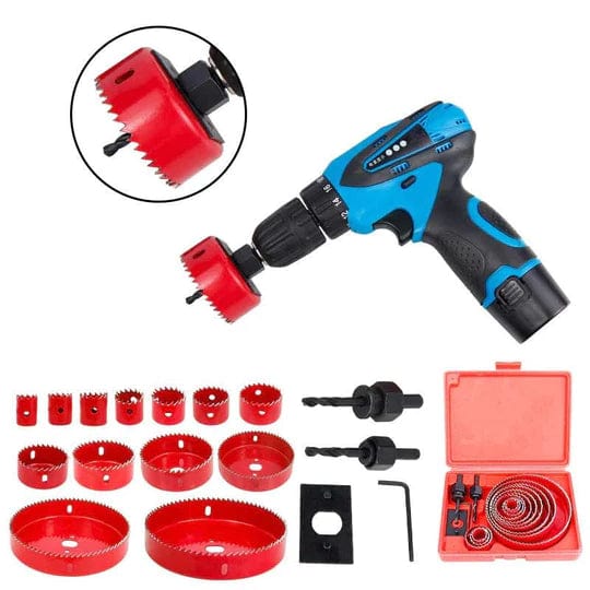 Kit de cloches pour perceuse (x13)